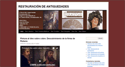 Desktop Screenshot of curator-conservacion.com