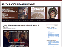 Tablet Screenshot of curator-conservacion.com